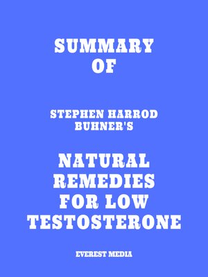 cover image of Summary of Stephen Harrod Buhner's Natural Remedies for Low Testosterone